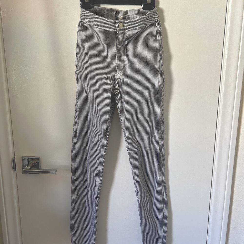 Free People pinstripe pants